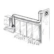 BLAUBERG - Réduction mâle femelle PVC blanc | idéal pour hotte aspirante extracteur ventilateur - Diamètre (mm): 150/125 - vignette