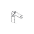 BLAUBERG - Coude mâle VMC angle 90 degrés PVC blanc RB BLAUPLAST - Diamètre (mm): 125 - vignette