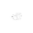 BLAUBERG - Coude mâle VMC angle 90 degrés PVC blanc RB BLAUPLAST - Diamètre (mm): 125 - vignette