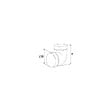 BLAUBERG - Coude mâle VMC angle 90 degrés PVC blanc RB BLAUPLAST - Diamètre (mm): 100 - vignette