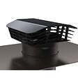 ANJOS - Sortie de toit VMC plastique ANJOS CTP2 | chapeau pour toiture incliné diamètre 160 - Couleur: Ardoise - vignette