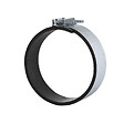 LINDAB - Collier manchette de raccordement anti vibratiles pour ventilateur de conduit - Diamètre (mm): 125 - vignette