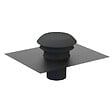 ANJOS - Chapeau de toiture VMC plastique ANJOS CARA | sortie sur toit incliné - Diamètre (mm): 125 - Couleur: Ardoise - vignette