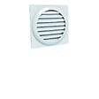 ANJOS - Grille ventilation de façade plastique blanc à auvents ANJOS GAE - Diamètre (mm): 125 - vignette