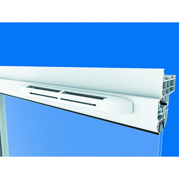 ANJOS - Entrée d'air hygro compact AIRA HY 5 à 45 m3/h + capuchon façade CE2A - large