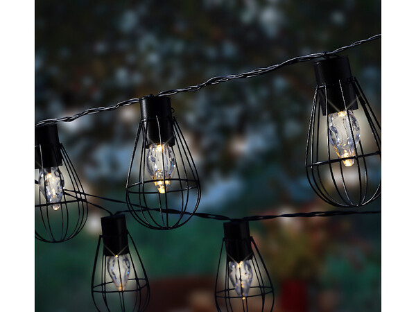 JARDIDECO - Guirlande d'extérieur LED solaire style industriel - Jardideco - large