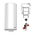 ARISTON - Pack Chauffe-eau Vertical Mural Stéatite 200L Ariston SAGEO + Trepied 4090027 + Groupe Sécurité Inox - vignette