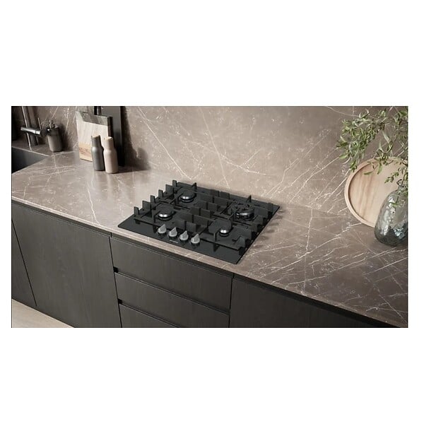 SIEMENS - table de cuisson gaz 59cm 7800w noir - EN6B6HK40 - large