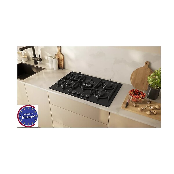 NEFF - table de cuisson gaz 75cm 5 feux 11500w - T27PIQ4S0 - large