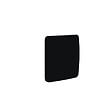 ANJOS - Bouche VMC noire carrée AUREA (sans manchette) - Diamètre (mm): 125 - vignette