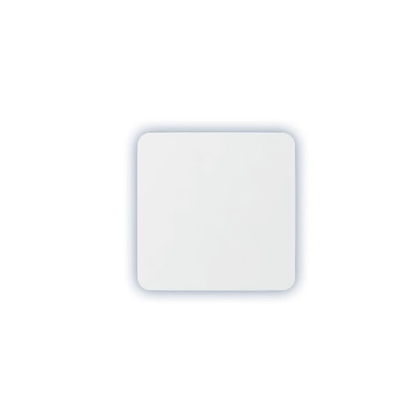 ANJOS - Bouche VMC design carrée coloris blanc AUREA (sans manchette) - Diamètre (mm): 80 - large