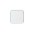 ANJOS - Bouche VMC design carrée coloris blanc AUREA (sans manchette) - Diamètre (mm): 80 - vignette