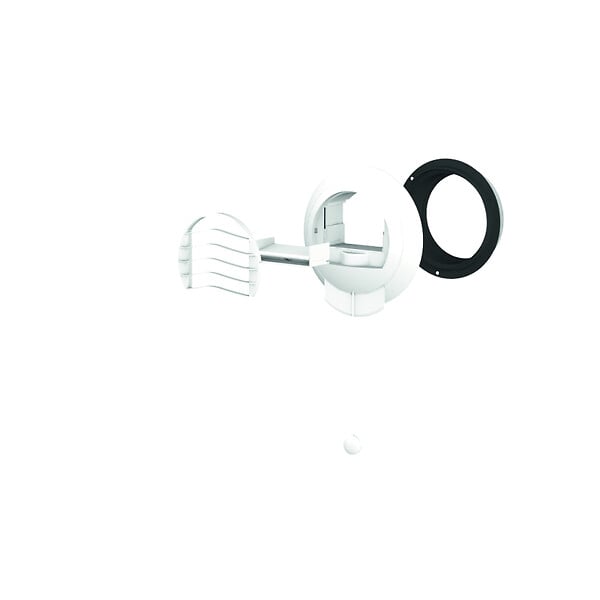 ANJOS - Bouche VMC sanitaire appartement ALIZE AUTO 15 m3/h avec manchette diamètre 99 mm - large