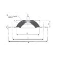 AXELAIR - Lot de 4 plots anti vibratiles MGM - Charge maxi (kg): 28 - vignette