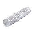 BLAUBERG - Gaine souple PVC blanc longueur 3 mètres - évacuation hotte sèche linge climatiseur - Diamètre (mm): 100 - vignette