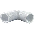 BLAUBERG - Gaine souple PVC blanc longueur 3 mètres - évacuation hotte sèche linge climatiseur - Diamètre (mm): 100 - vignette