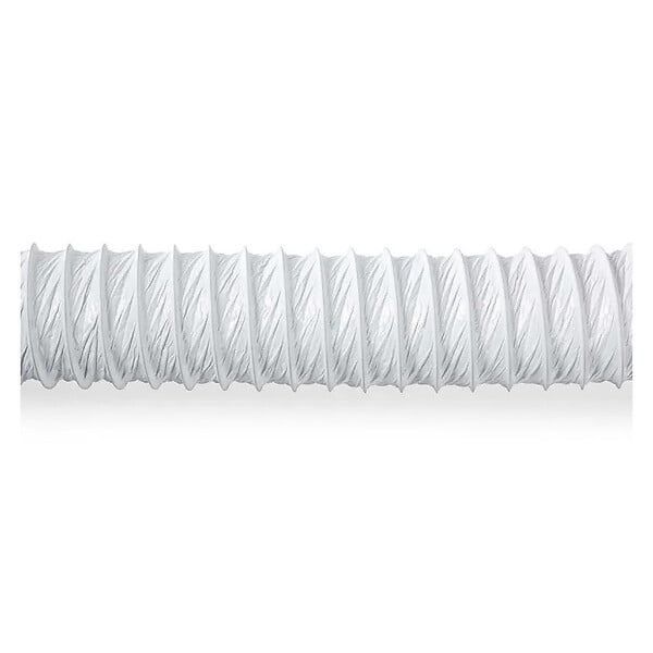 BLAUBERG - Gaine souple PVC blanc longueur 3 mètres - évacuation hotte sèche linge climatiseur - Diamètre (mm): 100 - large