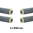 ACOMAT - Lot 4 gaines PVC souples VMC isolées 25 mm longueur 6 mètres Ø 80 mm - vignette