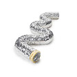 ACOMAT - Gaine flexible aluminium isolé phonique M0/M1 laine de verre ép.25 mm 10 mètres - Diamètre (mm): 200 - vignette