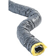 ACOMAT - Gaine souple PVC isolé laine de verre épaisseur 25 mm longueur 6 mètres - Diamètre (mm): 125 - vignette