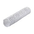 BLAUBERG - Gaine souple PVC blanc longueur 3 mètres - évacuation hotte sèche linge extracteur d'air - Diamètre (mm): 125 - vignette