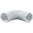 BLAUBERG - Gaine souple PVC blanc longueur 3 mètres - évacuation hotte sèche linge extracteur d'air - Diamètre (mm): 125 - vignette
