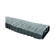 ACOMAT - Gaine souple rectangulaire plat en PVC renforcé classement M1 longueur 6 mètres - LxH (mm): 135 x 70 - vignette