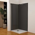 AICA SANITAIRE - Panneau mural de douche 90x210cm et 120x210cm couleur noir mat avec trois profilés installation en angle, AICA Sanitaire - vignette