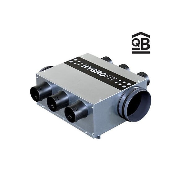 NATHER - Kit VMC simple flux hygro B compact NATHER HYGROFIT T5-T7 bouches piles | Très Basse Conso - large