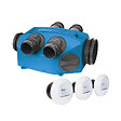 NATHER - Kit VMC simple flux hygro B NATHER INFINITY BC 6 piquages sanitaires+3 bouches piles Basse Conso - vignette