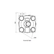 NATHER - Kit VMC simple flux autoréglable NATHER KHEO 3 bouches DESIGN - vignette