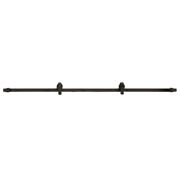 SECURY-T - Rail porte coulissante - 2M - Porte en bois, verre, aluminium - Noir - large