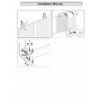 SECURY-T - Rail porte coulissante - 2M - Porte en bois, verre, aluminium - Noir - vignette