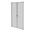 AVOSDIM - Moustiquaire Baie Vitrée Double Porte - L240 x H230 cm - Alu Gris RAL7038 - Recoupable - vignette