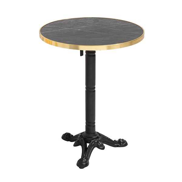 OVIALA - Pied de table avec système inclinable 72 cm en fonte Versailles - Versailles - large