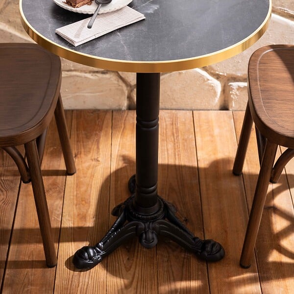 OVIALA - Pied de table avec système inclinable 72 cm en fonte Versailles - Versailles - large