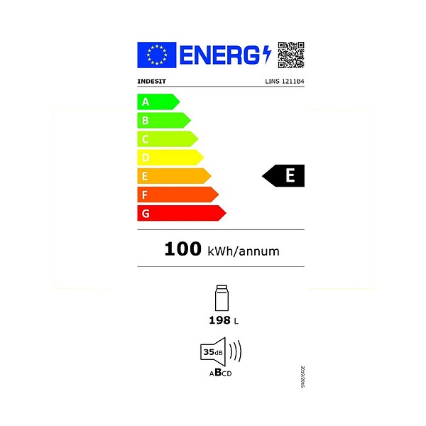 INDESIT - réfrigérateur 1 porte intégrable 198l - LINS1211B4 - large