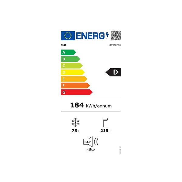 NEFF - Réfrigérateur Combiné Intégrable 290l - KI7962FD0 - large