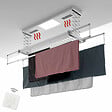 FOXYDRY - Étendoir électrique mur ou plafond avec télécommande – gris – 122x52x30 cm - FOXYDRY PRO 120 - vignette