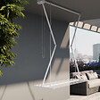 FOXYDRY - Étendoir de plafond manuel en aluminium résistant – blanc – 128x54x25 cm - FOXYDRY Mini 120 - vignette