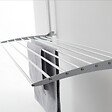 FOXYDRY - Étendoir mural en aluminium résistant et robuste – gris – 88x52x137 cm - FOXYDRY Wall 80 - vignette