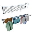 FOXYDRY - Étendoir balcon pliable et inclinable pour extérieur – antracite – 202x63x8 cm - FOXYDRY DUO - vignette