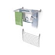 FOXYDRY - Étendoir à linge mural en aluminium résistant – gris – 82x50x10 cm - FOXYDRY Fold Down 80 - vignette