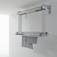 FOXYDRY - Étendoir électrique mur ou plafond en aluminium résistant – gris – 160x57x30 cm - FOXYDRY Air 150 - vignette