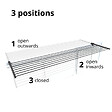 FOXYDRY - Étendoir balcon pliable et inclinable anti-rouille – antracite – 162x63x8 cm - FOXYDRY DUO - vignette