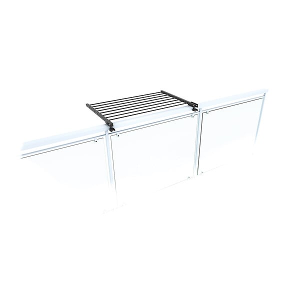 FOXYDRY - Étendoir balcon pliable et inclinable anti-rouille – antracite – 82x63x8 cm - FOXYDRY DUO - large