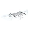 FOXYDRY - Étendoir balcon pliable et inclinable anti-rouille – antracite – 82x63x8 cm - FOXYDRY DUO - vignette