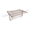FOXYDRY - Étendoir balcon pliable et inclinable aluminium résistant – corten – 118x63x8 cm - FOXYDRY DUO - vignette