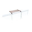 FOXYDRY - Étendoir balcon pliable et inclinable anti-rouille – corten – 82x63x8 cm - FOXYDRY DUO - vignette