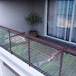 FOXYDRY - Étendoir balcon pliable et inclinable pour extérieur – corten – 202x63x8 cm - FOXYDRY DUO - vignette